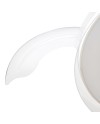 GLASS FAN * PLAFÓN / VENTILADOR 44 CM - BLANCO-TRANSPARENTE